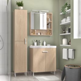 EASY MOBILE BASE UNIT 2 DOORS CM. L70XP40X79,5H OAK WITH FEET