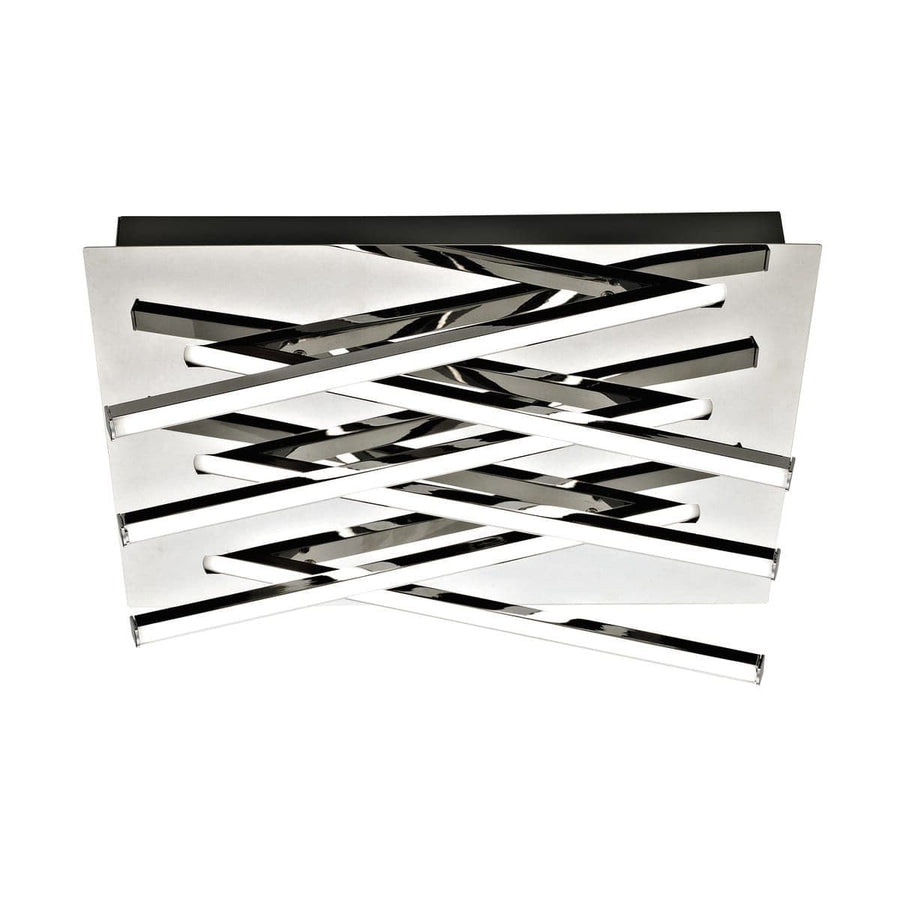 Bricocenter OTOK CEILING LAMP METAL CHROME 35X10.7 CM LED 6X3.5W NATURAL LIGHT