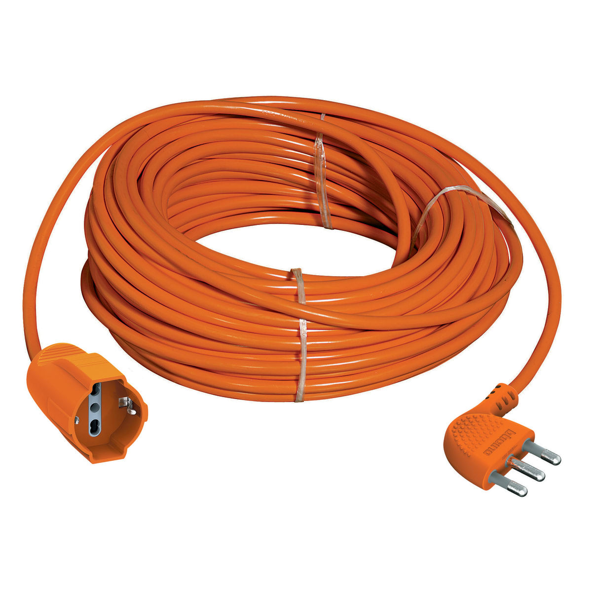 GARDEN EXTENSION CORD 15MT PLUG 16A UNIVERSAL SOCKET ORANGE