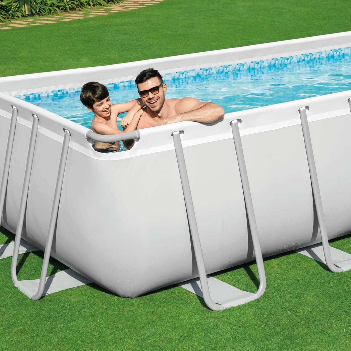 POWER STEEL Pool 9.56m X 4.88m X 1.32m