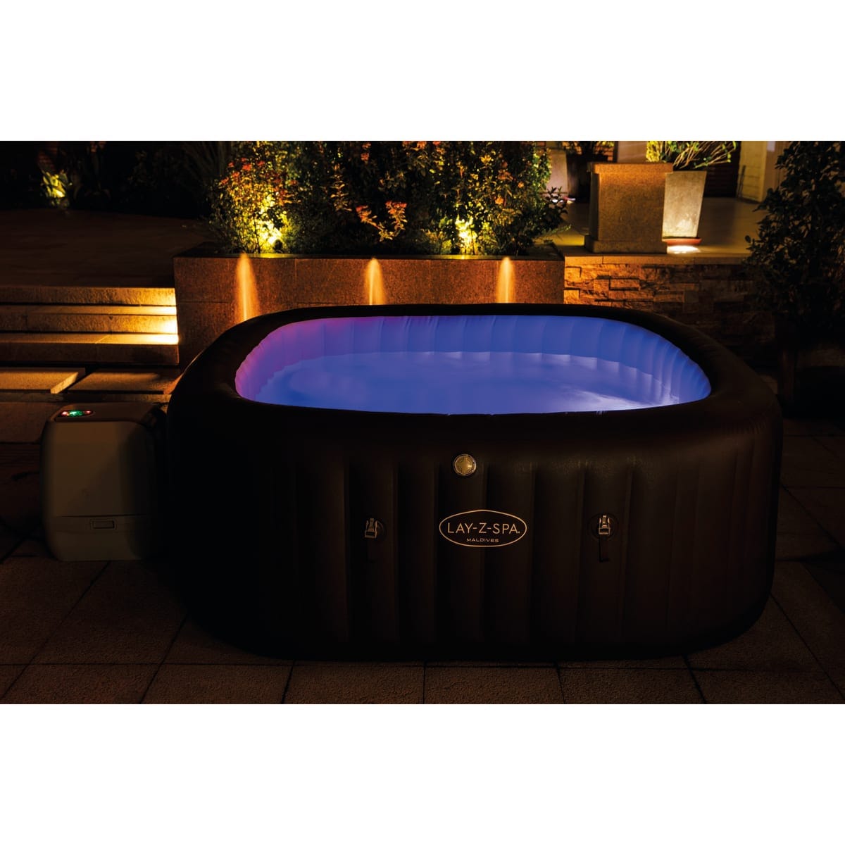 Bricocenter LAY-Z-SPA MALDIVES 201X201X80CM HYDROJET SWIMMING POOL