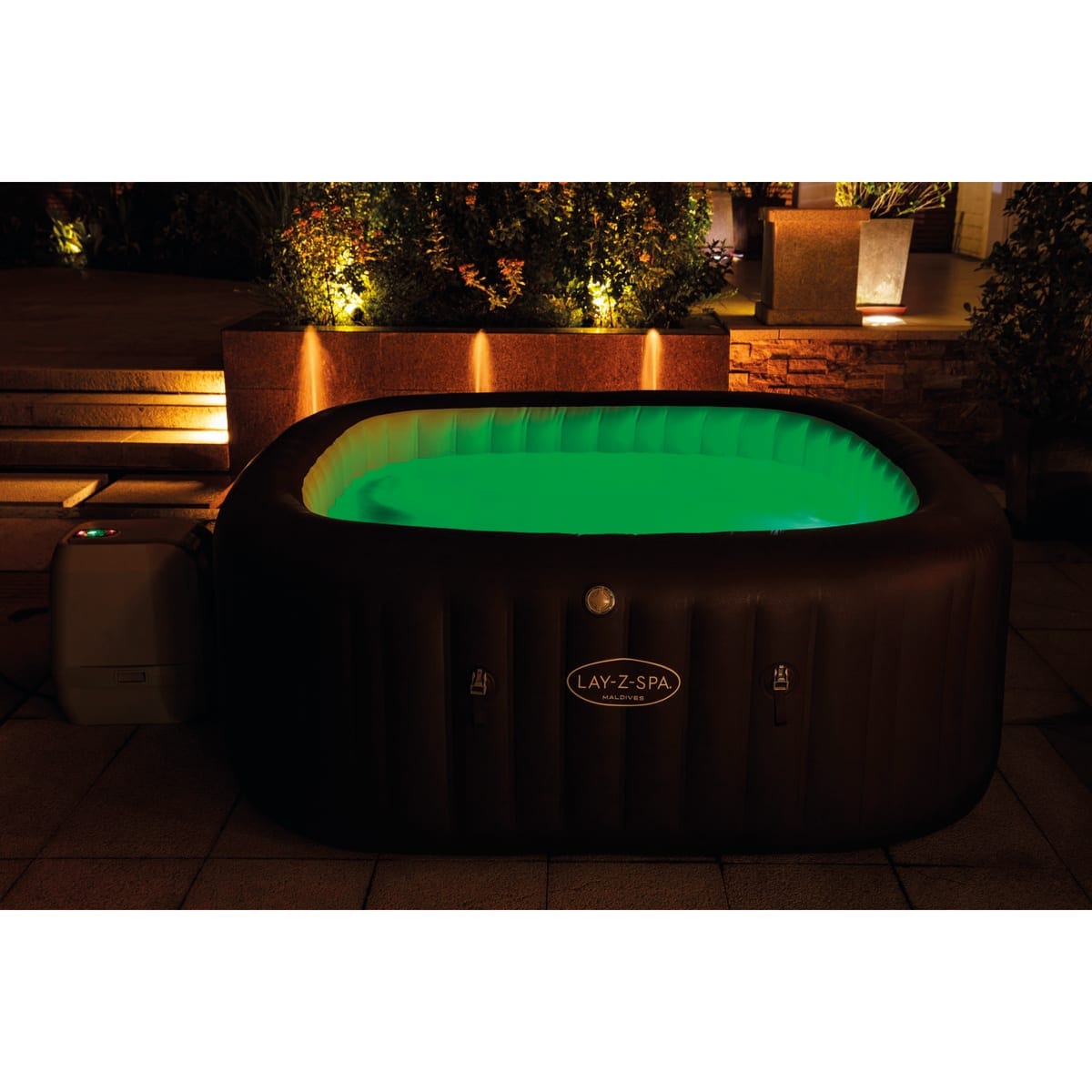 Bricocenter LAY-Z-SPA MALDIVES 201X201X80CM HYDROJET SWIMMING POOL