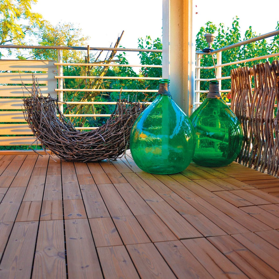 Bricocenter GARDEN SMARTDECK 40X120X2.5 ANTHRACITE PINE PLANKING