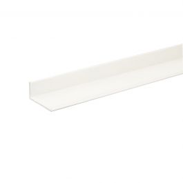 L-PVC ANGULAR PROFILE 20x10x1MM 1M MATT WHITE