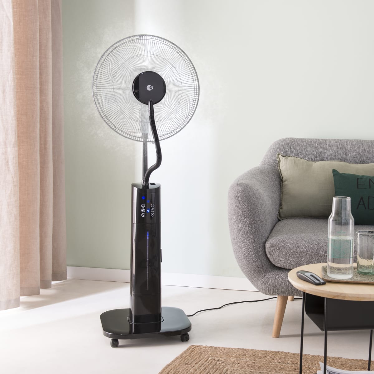 VENTILAT.WITH NEBULIZER D45 3VEL BLACK