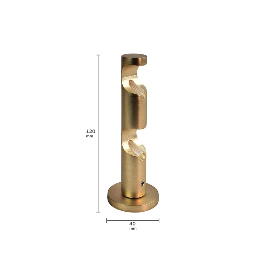 Bricocenter DOUBLE STAND OPEN MANHATTAN SATIN GOLD 12CM D20