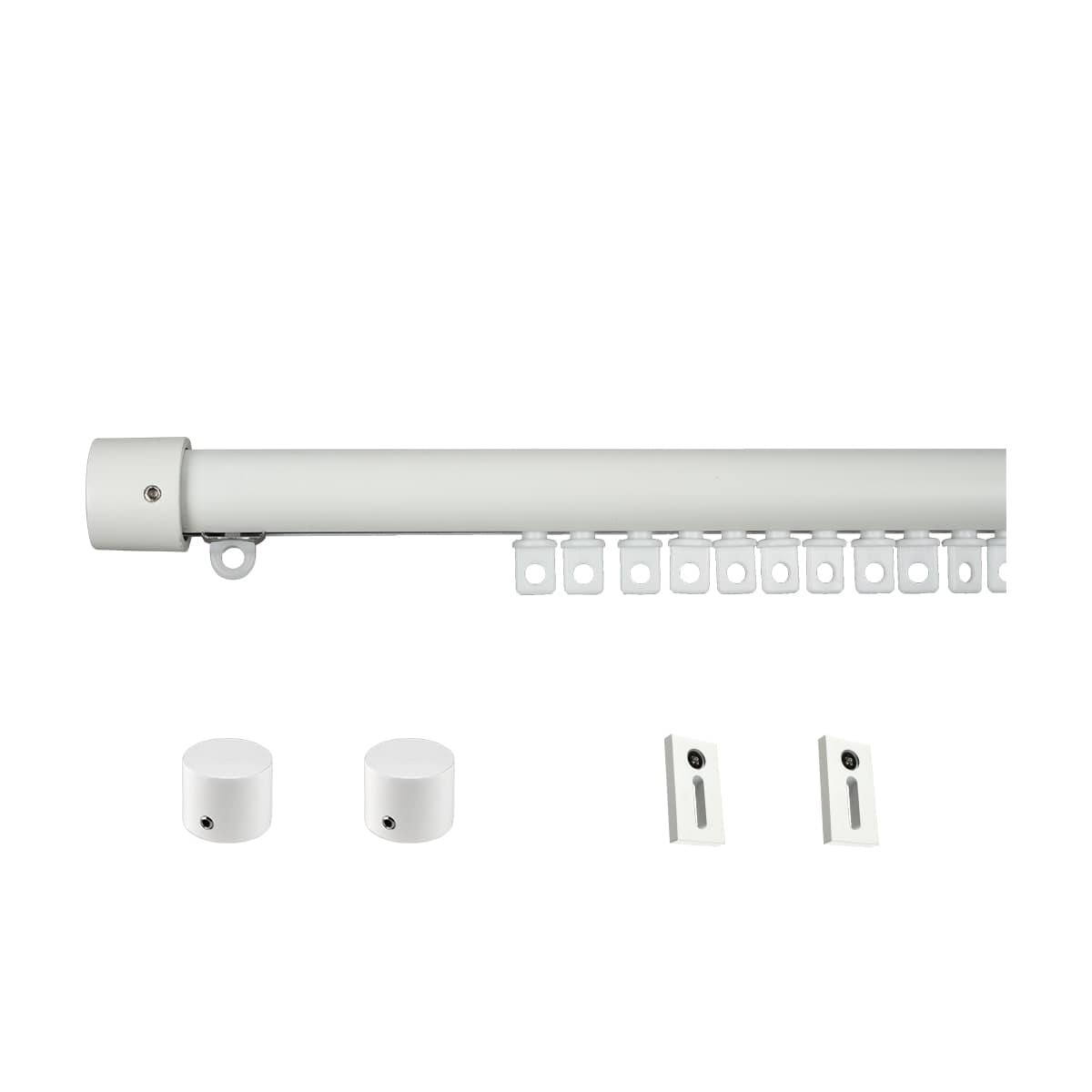 Bricocenter DESNA METAL TRACK KIT WHITE 160 CM