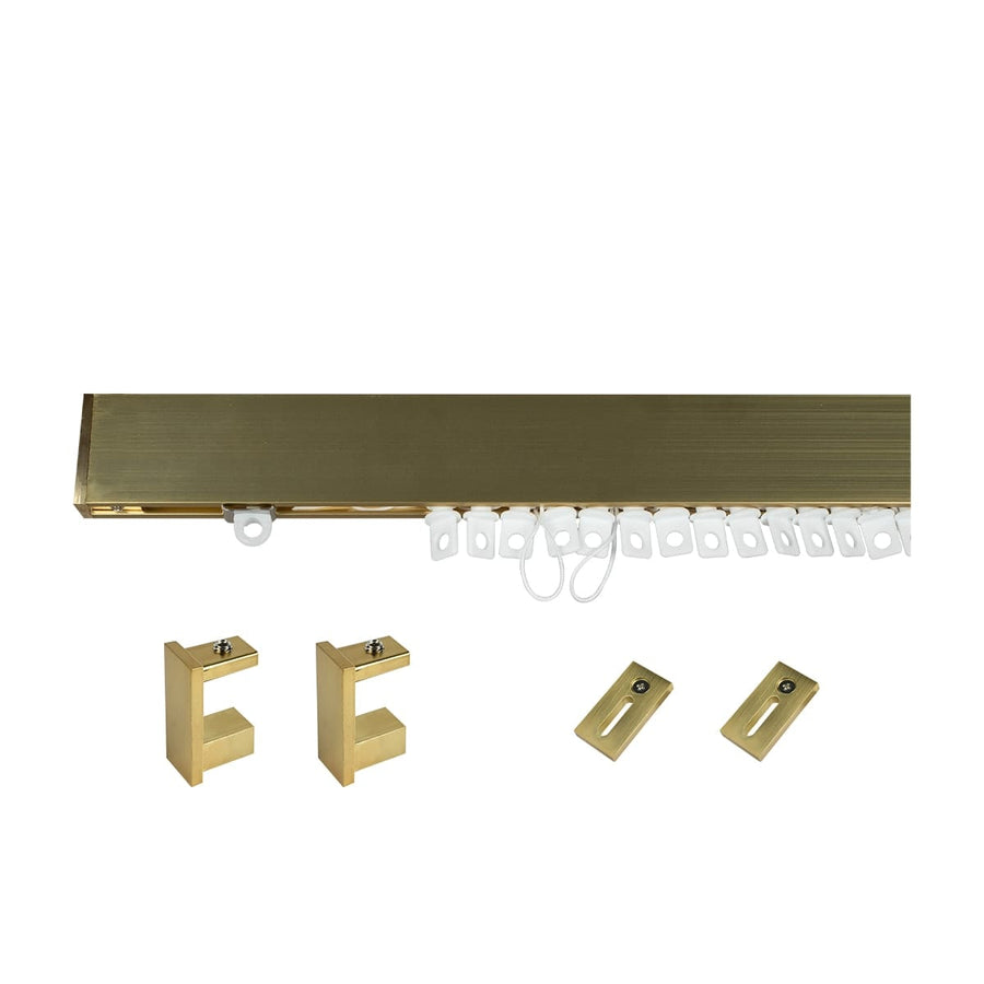 Bricocenter FUTURA TRACK KIT SATIN GOLD 200 CM WAVE EFFECT