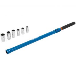 DEXTER TELESCOPIC WASHBASIN SPANNER FOR FLAT NUT SIZES 8.10.12.13.14MM - 3/8 1/4