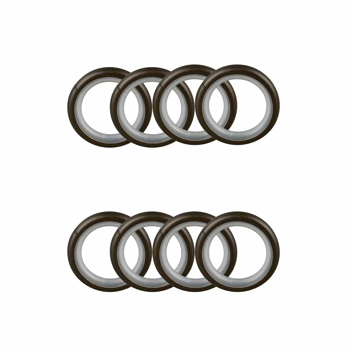 Bricocenter 8 BRONZE METAL CHAMELEON RINGS WITH D20 SLEEVE