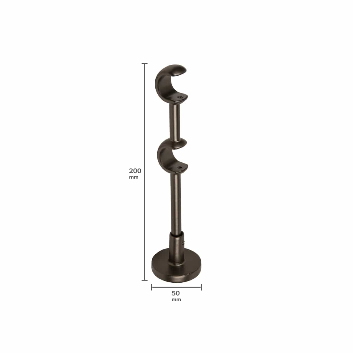 Bricocenter DOUBLE OPEN CHAMELEON METAL STAND BRONZE D20