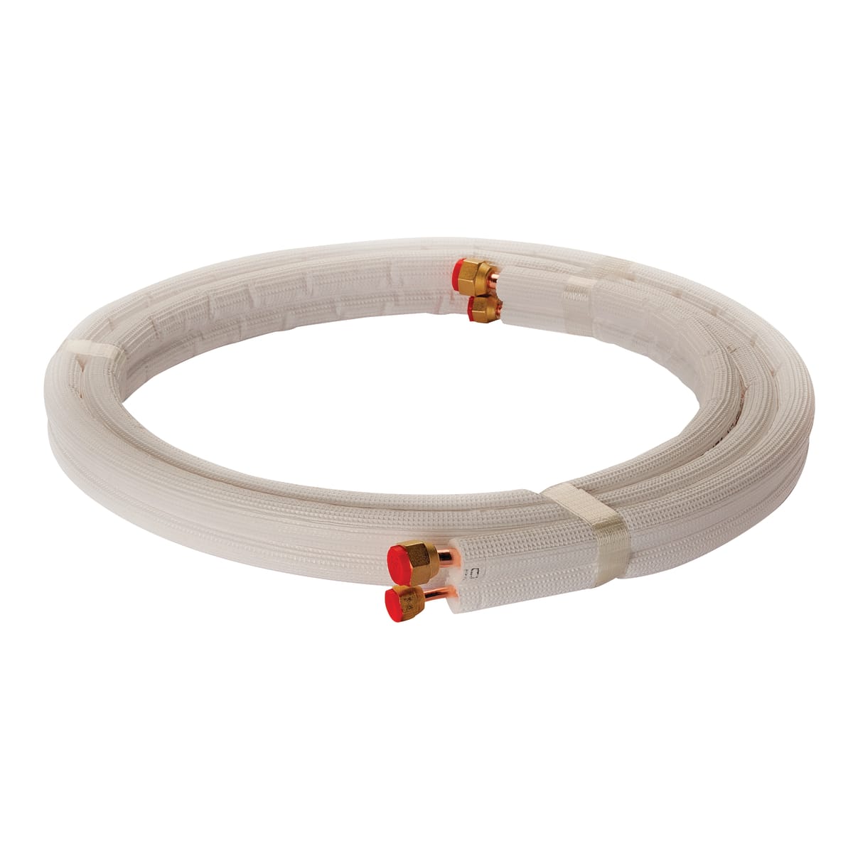 Bricocenter AIR CONDITIONING COPPER PIPE KIT DIA 1/4 X3/8 SP.1 MM 7 WITH FITTINGS