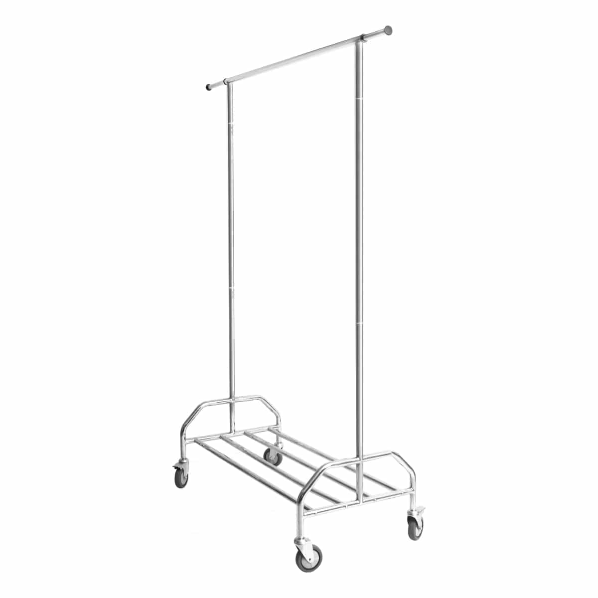 Bricocenter SPACEO ONE BAR METAL STAND WITH WHEELS W108CM X D53CM X H181CM