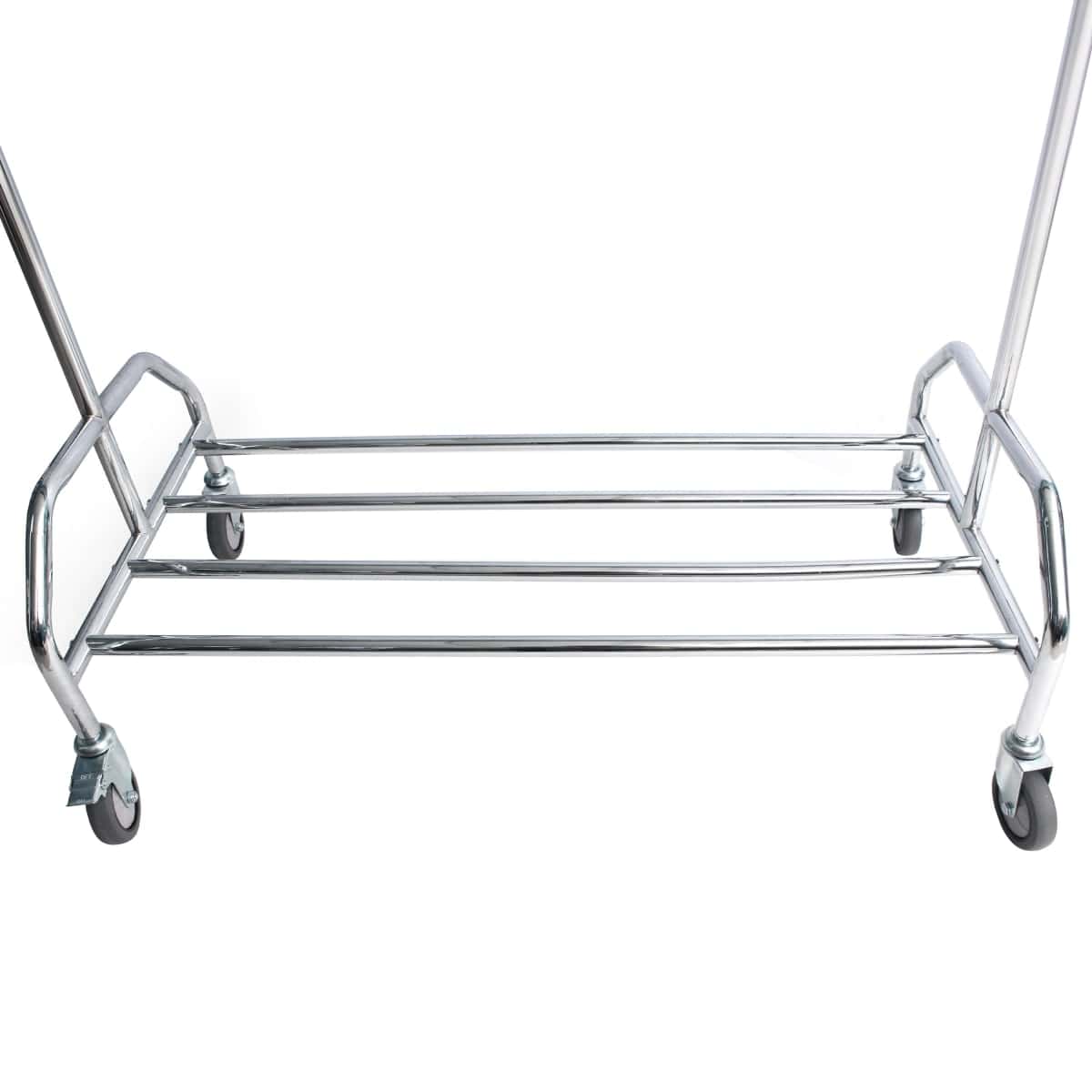 Bricocenter SPACEO ONE BAR METAL STAND WITH WHEELS W108CM X D53CM X H181CM