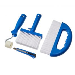 UPHOLSTERER KIT -CUTTER + DEXTER SANDPAPER ROLLER