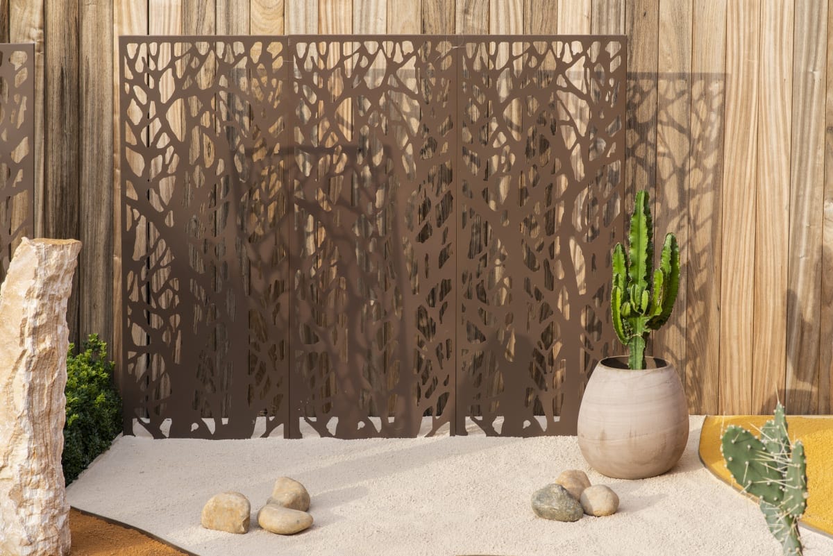 Bricocenter DECORATIVE METAL TREE PANEL 0.60X1.50M