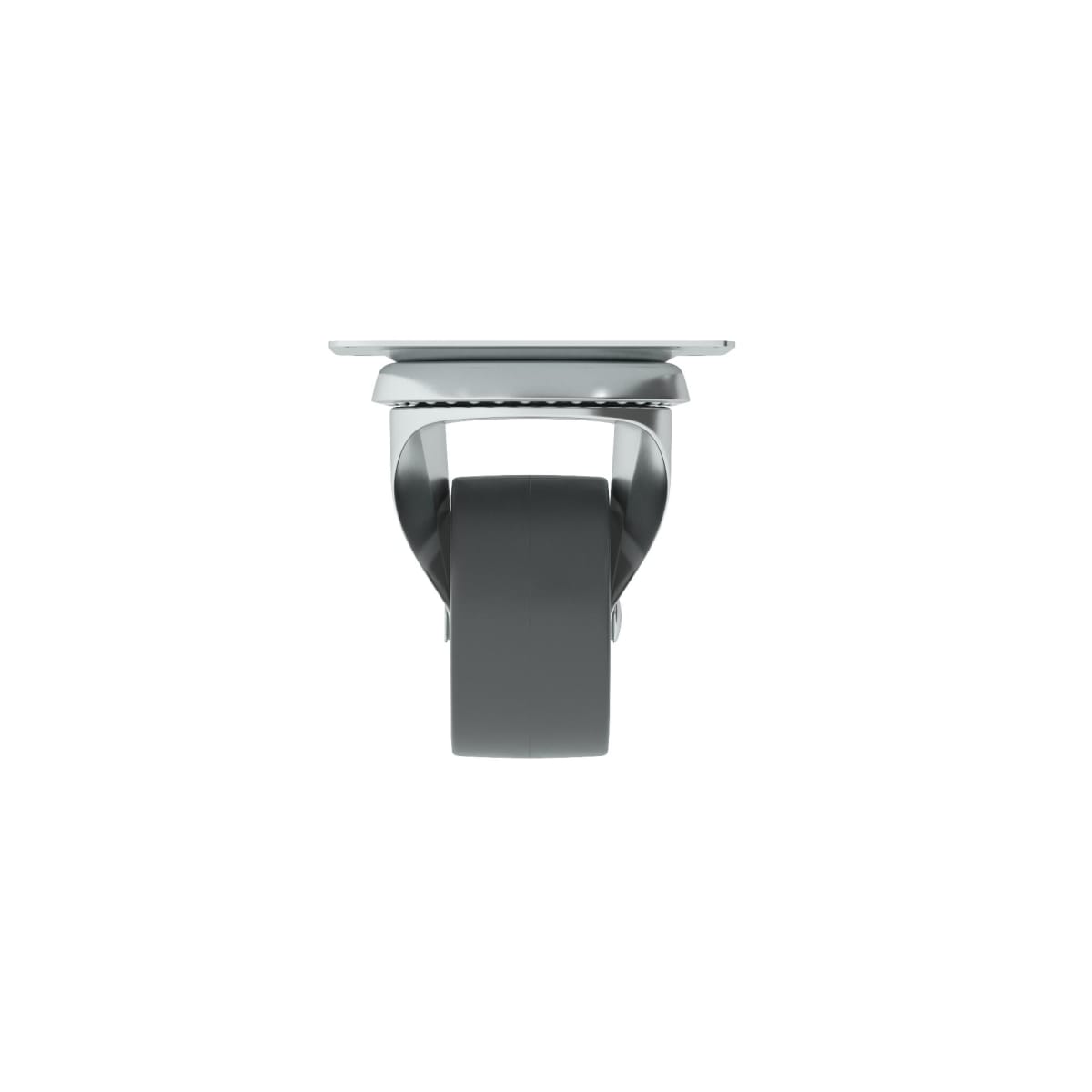 SWIVEL WHEEL DIAMETER 50 MM GALVANISED SUPPORT WITH PLATE