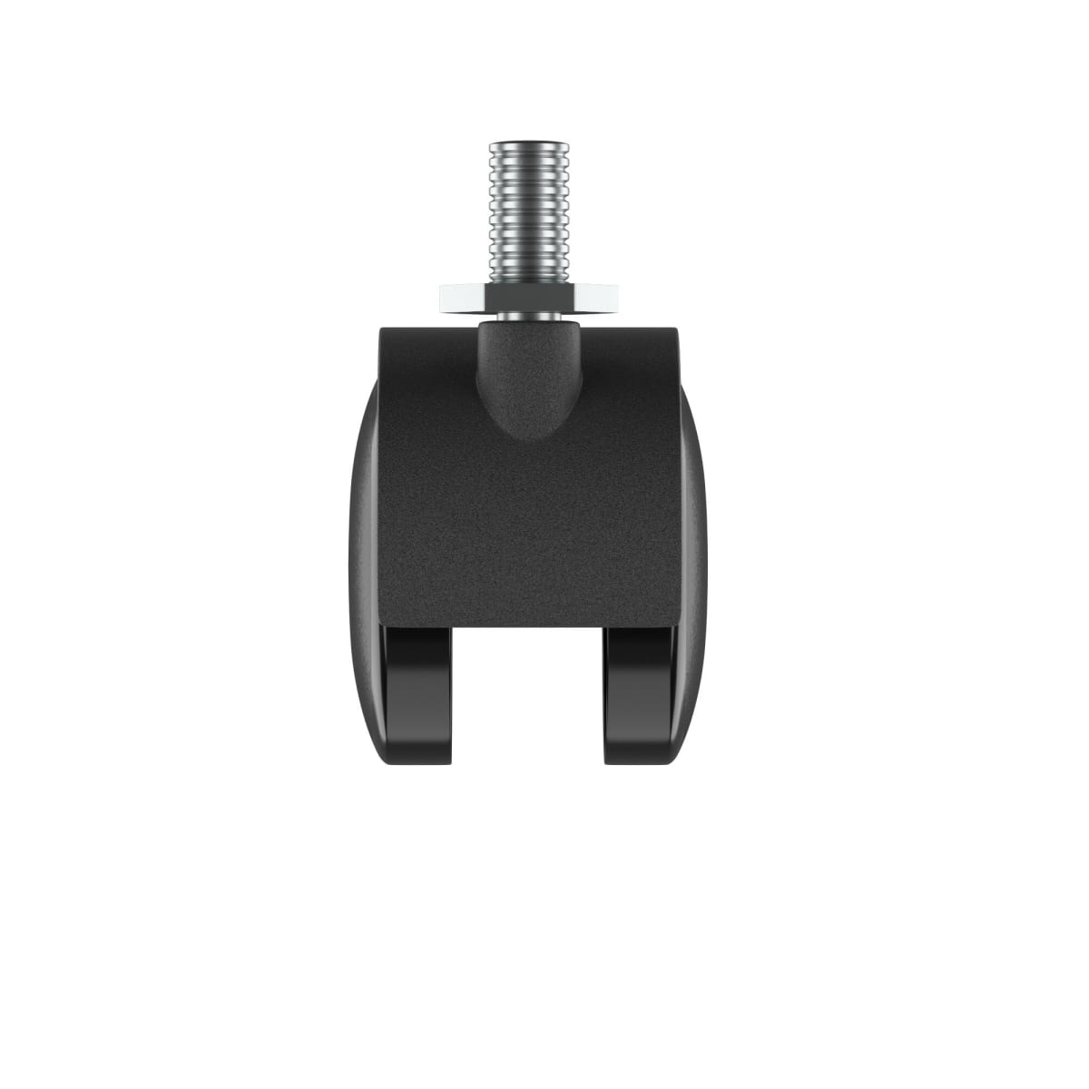 50 MM DIAMETER SWIVEL TWIN WHEEL WITH THREADED PIN
