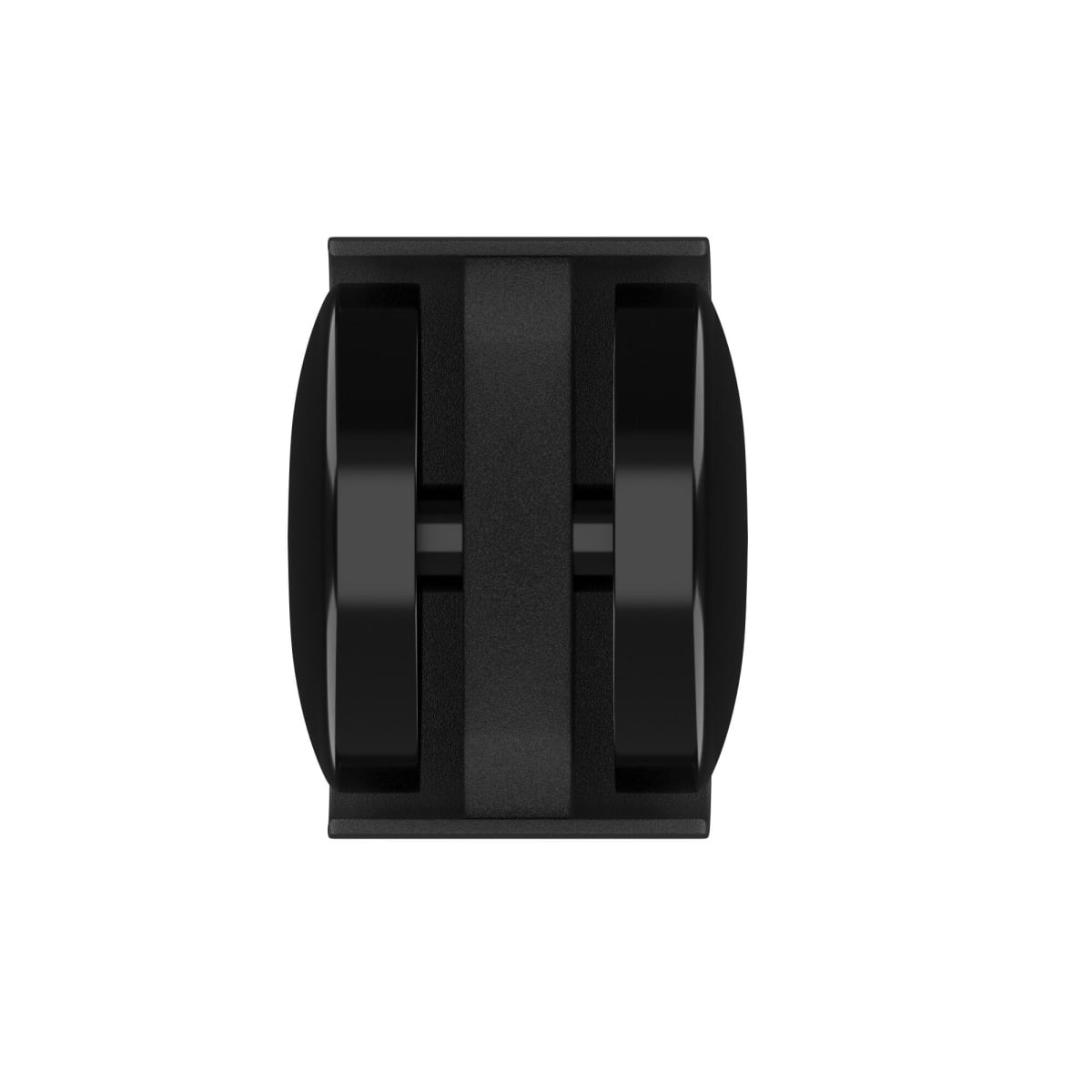 50 MM DIAMETER SWIVEL TWIN WHEEL WITH THREADED PIN