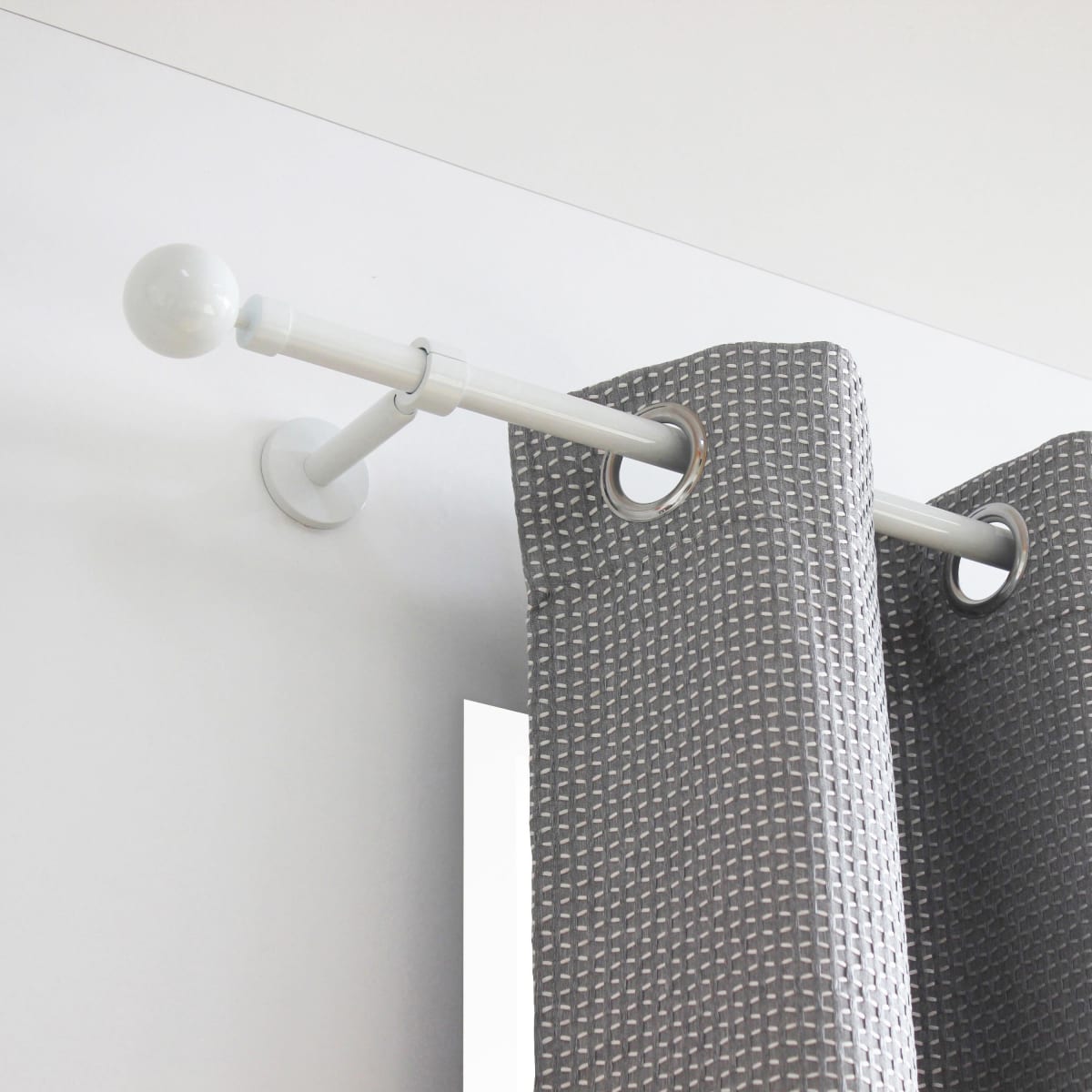 Bricocenter BASTONE MAYA METALLO BIANCO LUCIDO 250CM D20