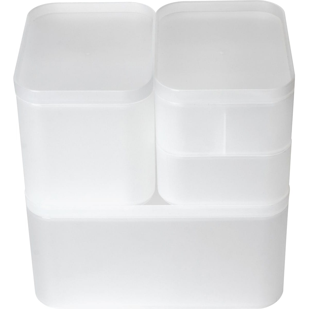 SET 7 TRANSPARENT CONTAINERS VARIOUS SIZES - SENSEA