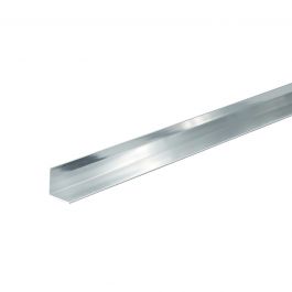 ALUMINIUM ANGLE PROFILE 20X20MM 2M ANODISED POLISHED