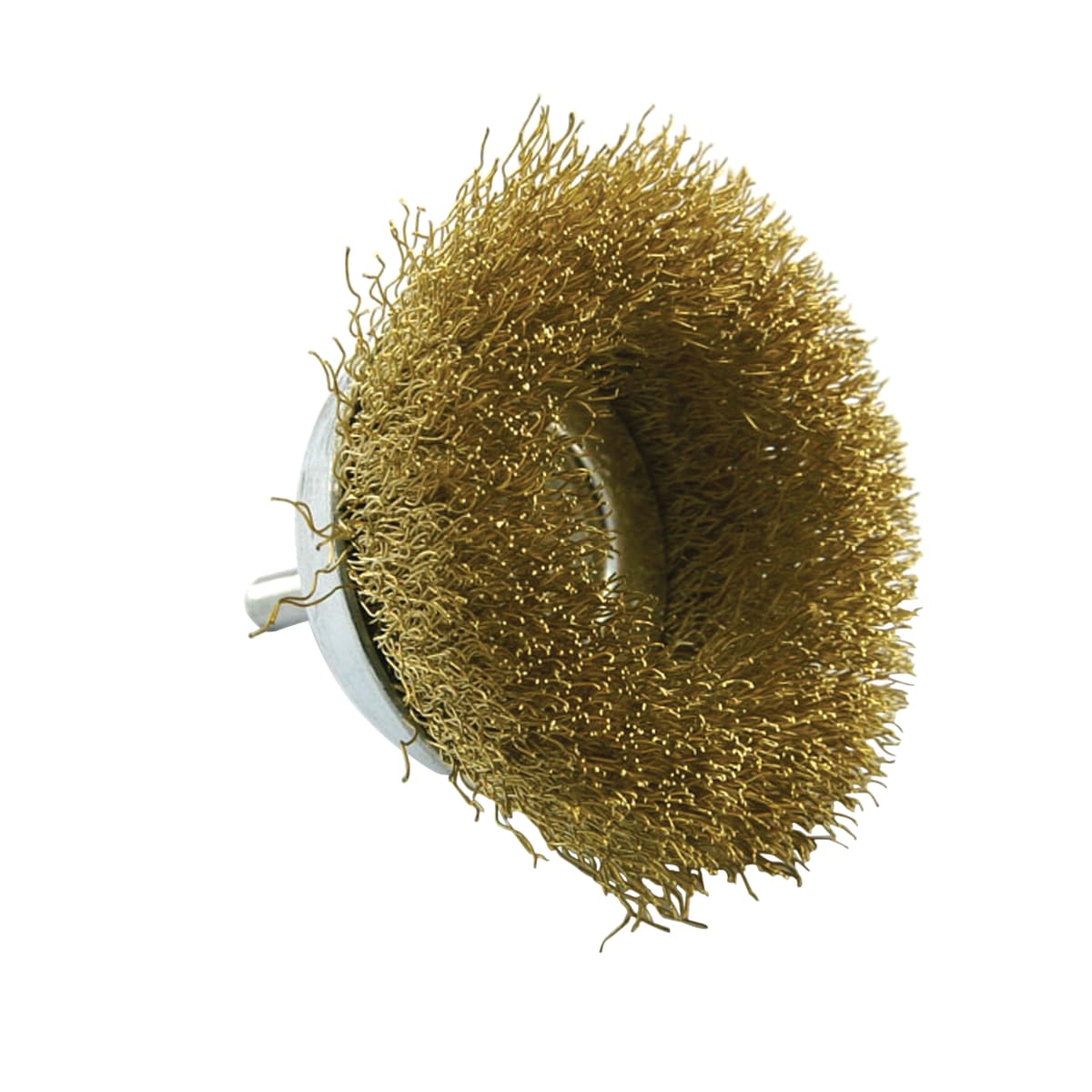 Bricocenter CUP BRUSH DIAM 75MM CORRUGATED BRASS WIRE