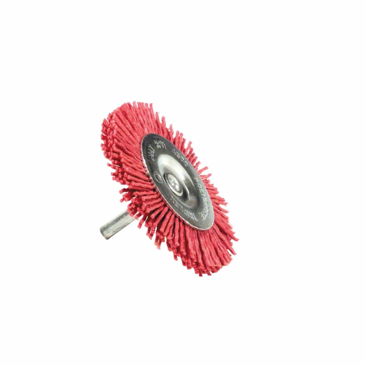 Bricocenter RED CIRCULAR BRUSH 100MM X 6MM NYLON