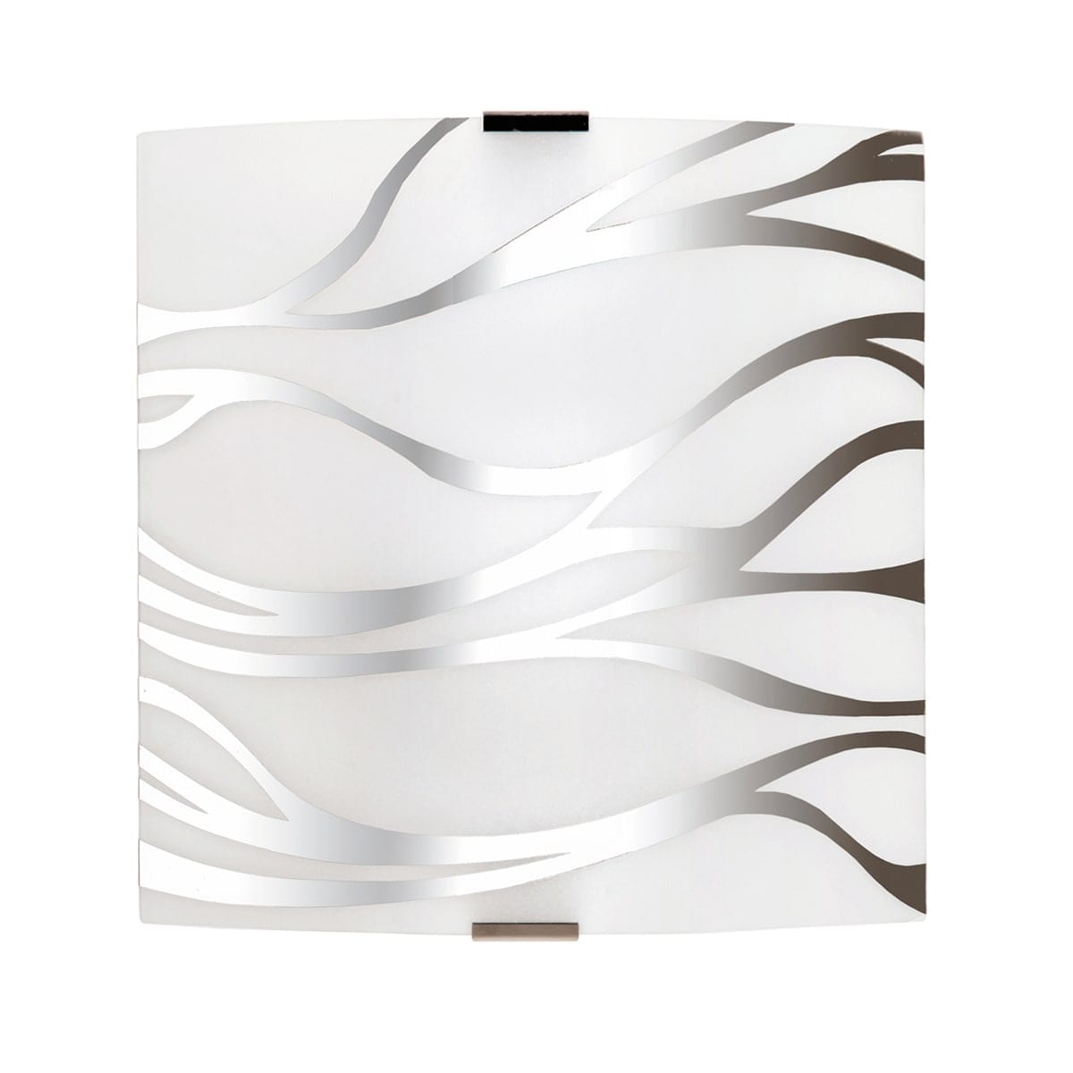 Bricocenter SONNY WALL LIGHT WHITE GLASS AND CHROME 32X7X23CM E27=42W