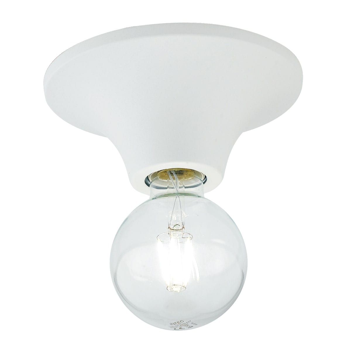 Bricocenter CEILING LIGHT VESEVUS PLASTIC WHITE D18 E27=60W