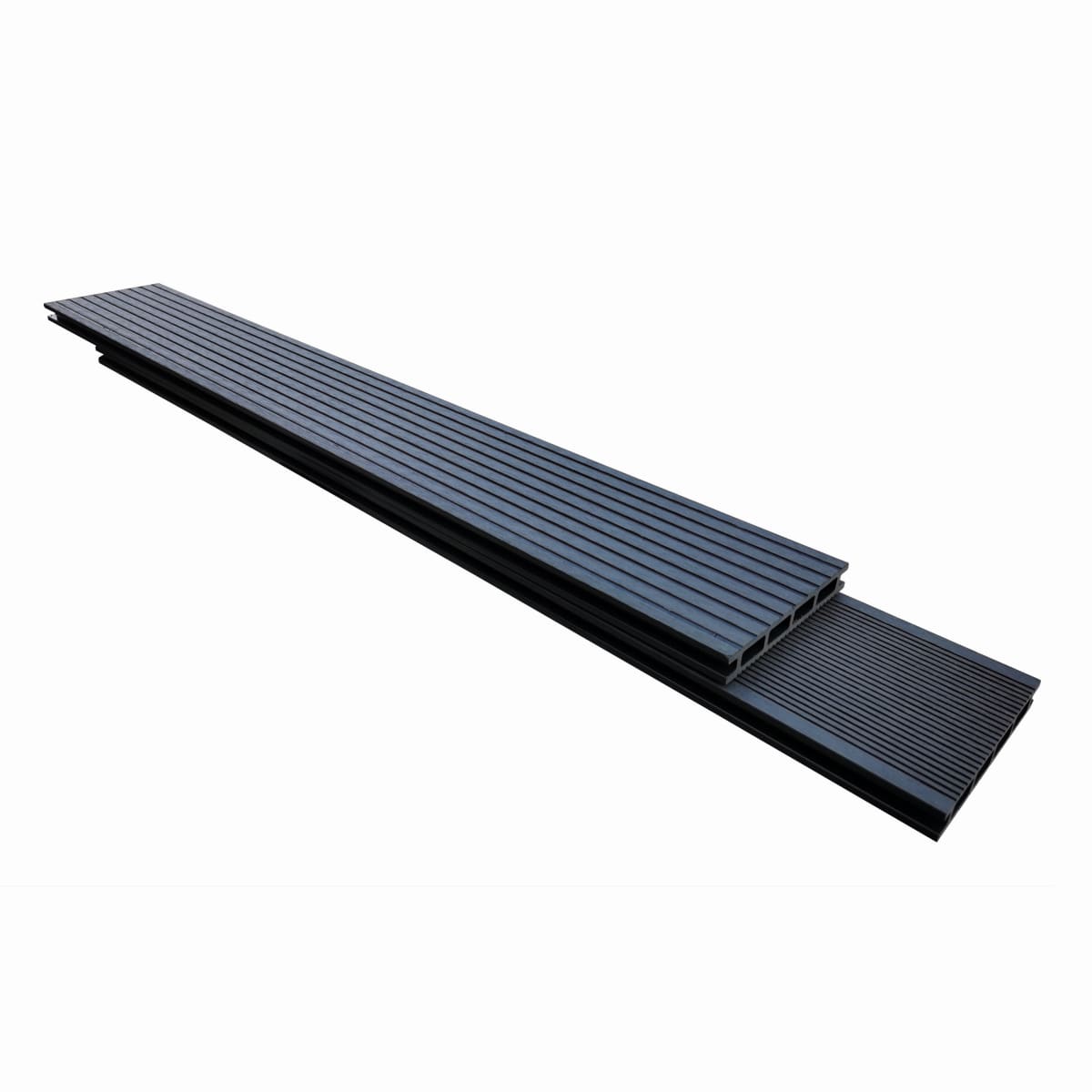 Bricocenter KYOTO DARK GREY NATERIAL COMPOSITE PLANK 240X14.5X2.1CM