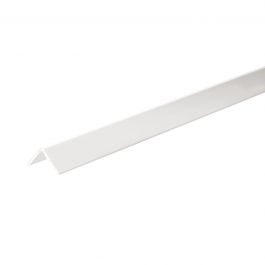 PVC ANGULAR PROFILE 40x40x1,5MM 1M MATT WHITE