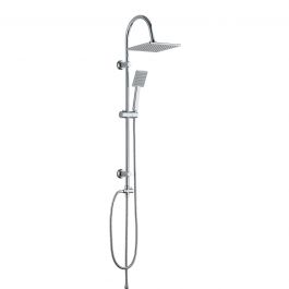 SHOWER KIT BARBY CHROME DIA SQUARE SHOWER HEAD 20X20 CM