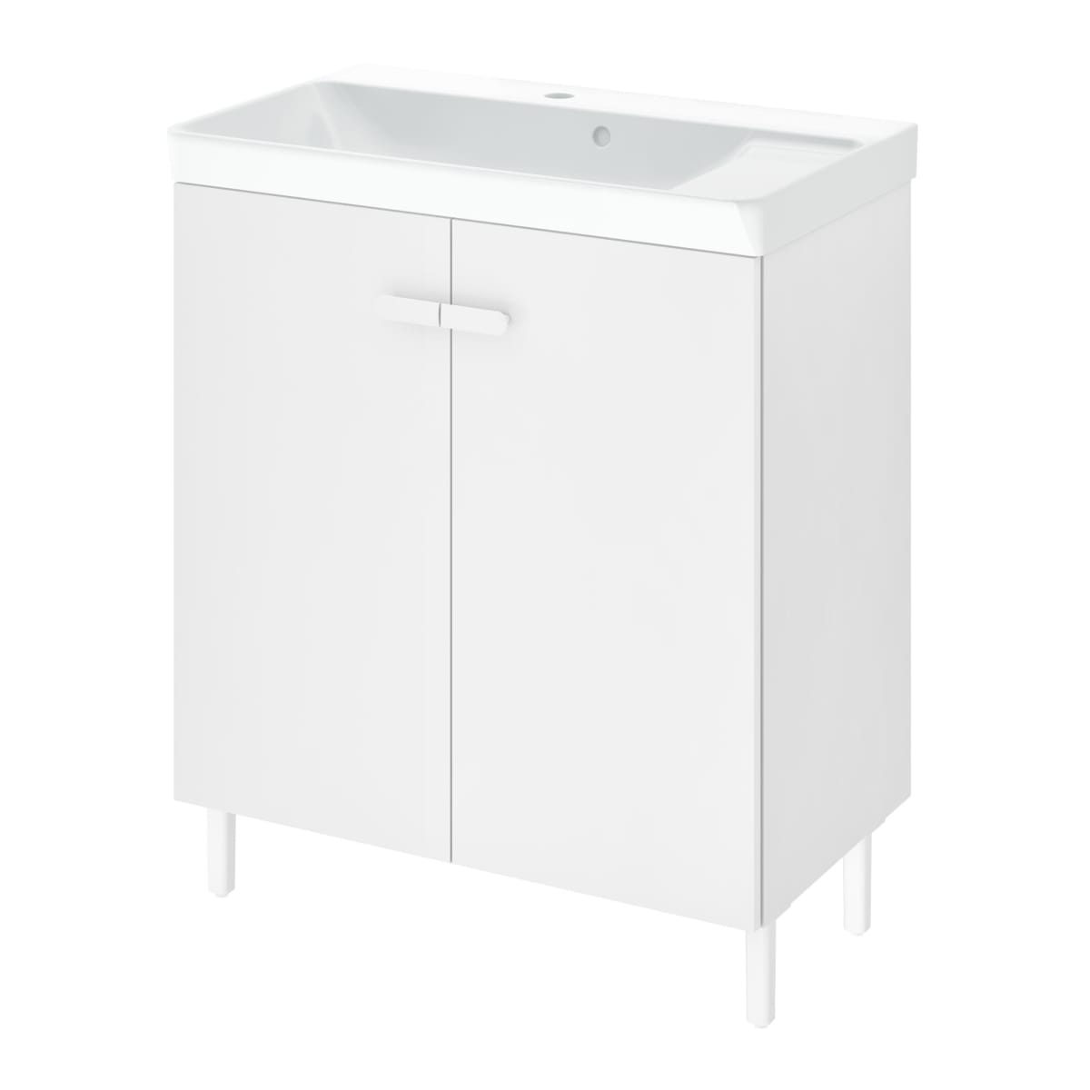 Bricocenter EASY FURNITURE WASHBASIN CM.L71,4XP42,4X15,5H CERAMIC