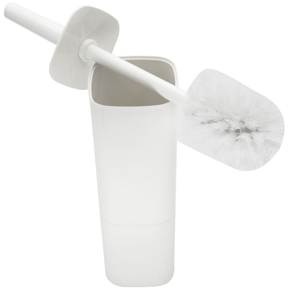 Bricocenter STANDING TOILET BRUSH HOLDER EASY SOFT TOUCH WHITE 0 - SENSEA