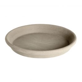 EARTHENWARE SAUCER DIAMETER 21XH3.6 CM EARTH VOLCANO