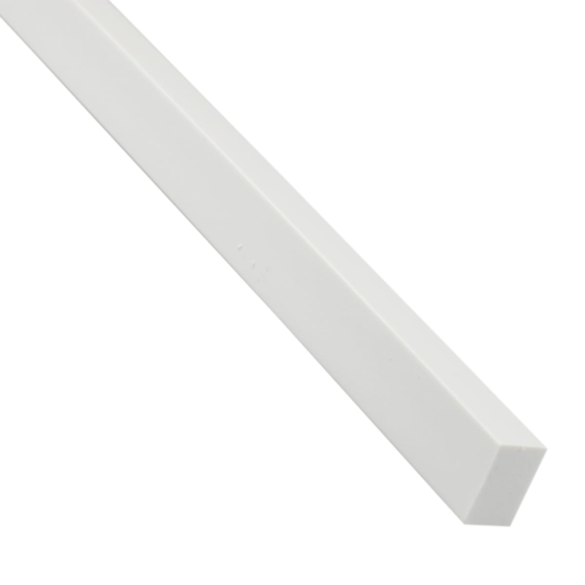 Bricocenter PROFILO RETTANGOLARE PIENO IN PVC 15x10MM 1M BIANCO OPACO