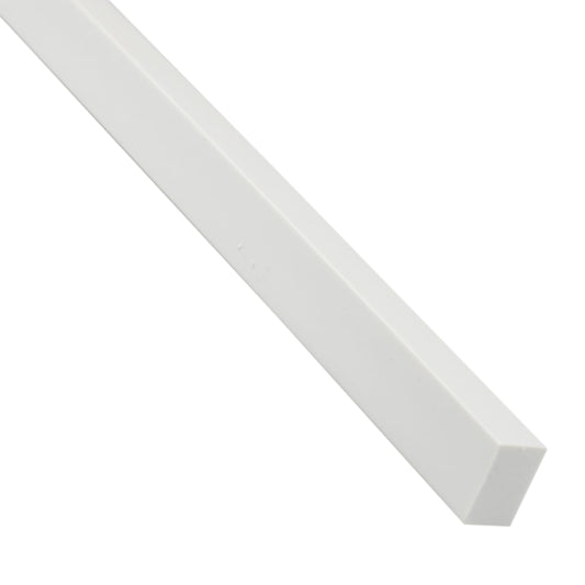 Bricocenter PROFILO RETTANGOLARE PIENO IN PVC 15x10MM 1M BIANCO OPACO