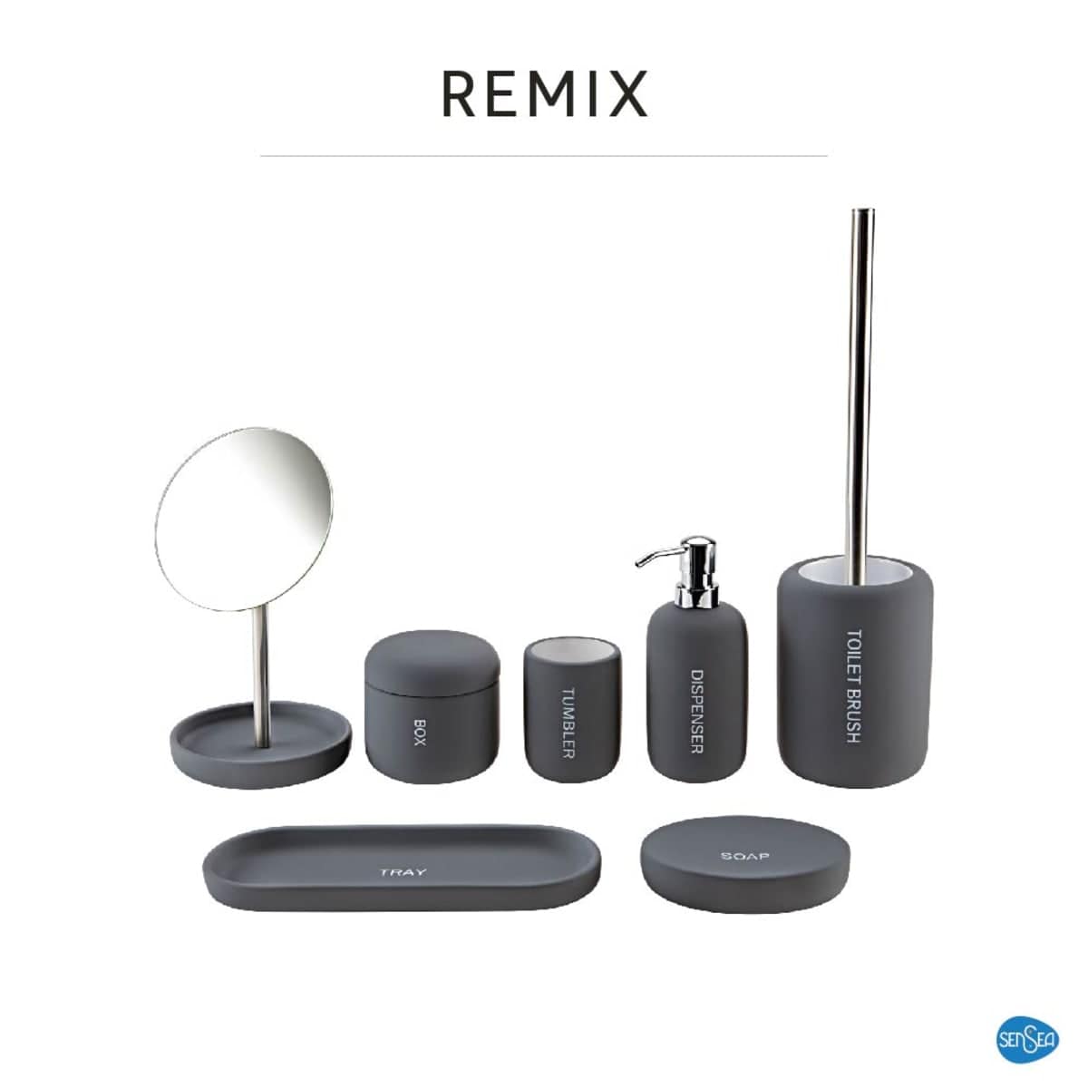 COUNTERTOP TOILET BRUSH HOLDER REMIX MOON 1 - SENSEA