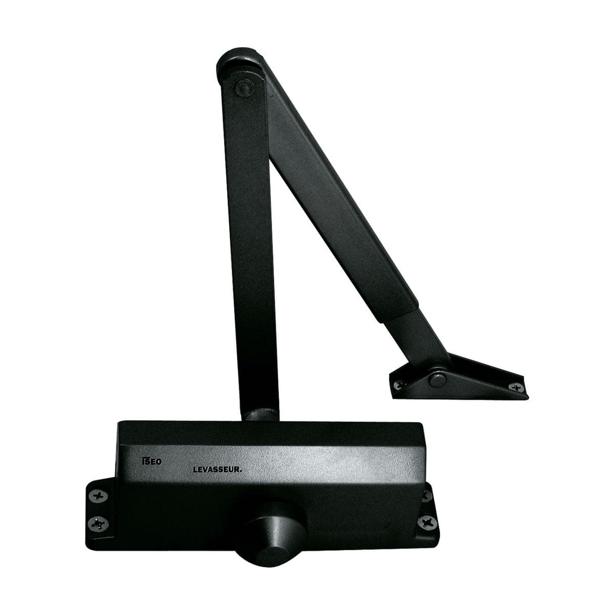 Bricocenter SPRING-LOADED DOOR PUSHER IL10 MULIFORZA 2-4 BLACK