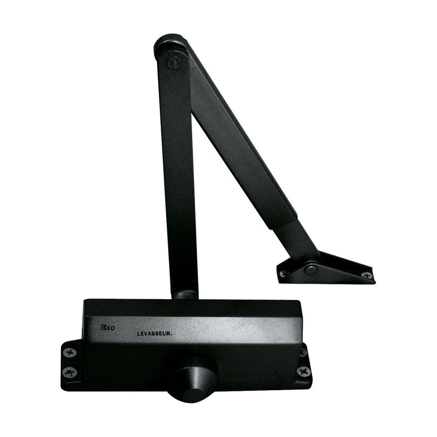 Bricocenter SPRING-LOADED DOOR PUSHER IL10 MULIFORZA 2-4 BLACK