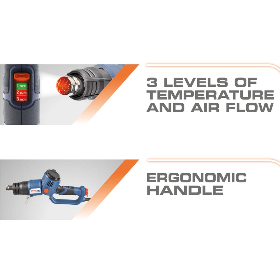 Bricocenter DEXTER POWER HEAT GUN 2000W 2 TEMPERATURE SETTINGS