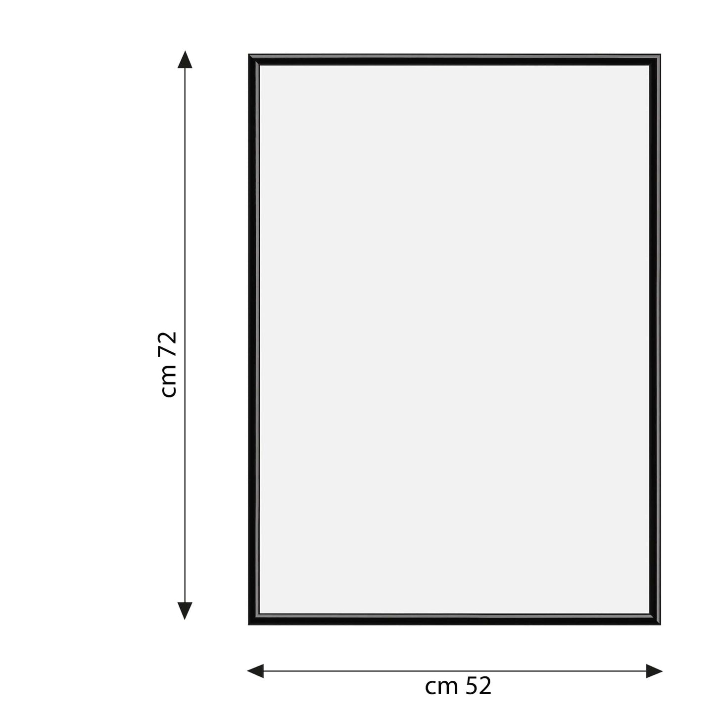 Bricocenter BOMBERINO FRAME 50X70 CM WOOD BLACK