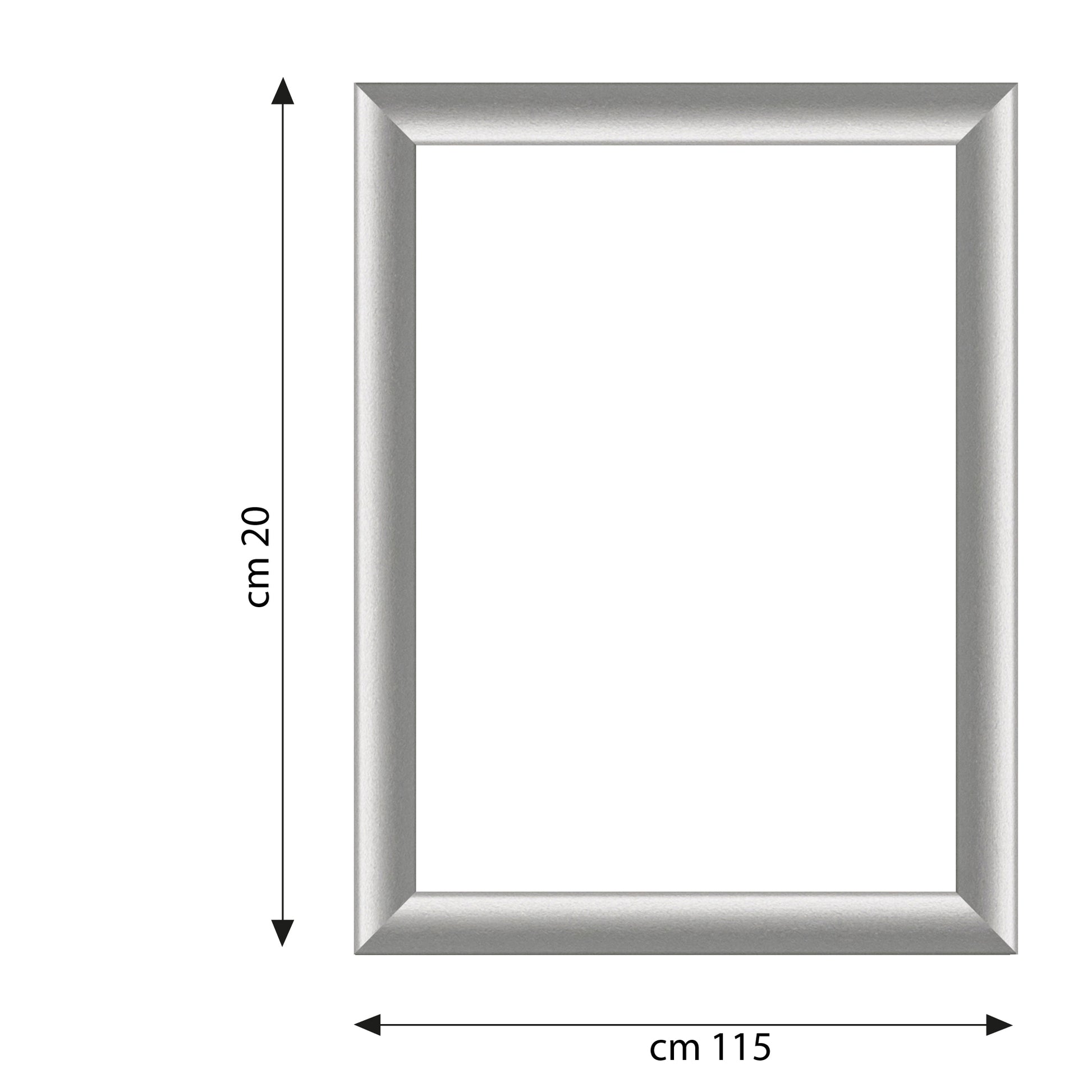 BOMBERINO FRAME 13X18 CM WOOD SILVER