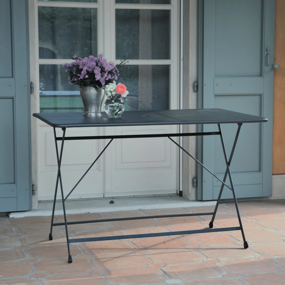 Bricocenter PIEGH TABLE. CASSIS 120X76cm anthracite