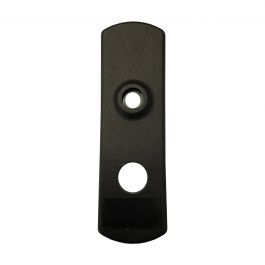 ESCUTCHEON FOR OVERHEAD LOCKS BLACK PLASTIC ROUND CYLINDER