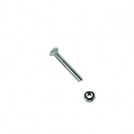 8 COUNTERSUNK BOLTS STEEL ZINC CUT 6X30
