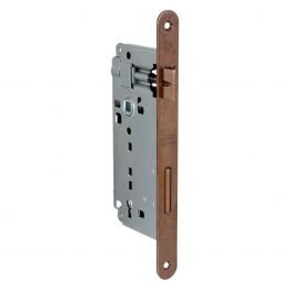 PATENT LOCK F22 CENTRE DISTANCE 90 MM ENTRY 30 MM ROUND EDGE BRONZED