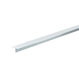 ALUMINIUM T-PROFILE 30X15MM 2M ANODISED MATT/SILVER
