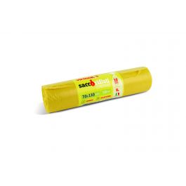 DUSTBIN BAGS 110LT YELLOW L70 H110CM